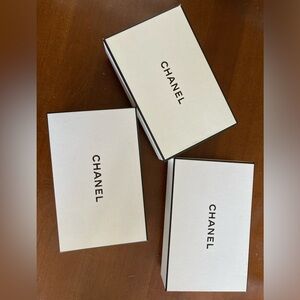 Chanel gift boxes. Set of three.
